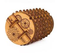 iDventure Kryptos, Cryptex in Legno, Scatola Rompicapo con Codice