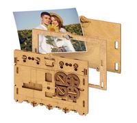 iDventure Clueframe - Cornice fotografica segreta - Personalizzato regalo - Escape Room gioco in legno - puzzle 3D - regali per lei - scatola rompicapo - regalo fidanzato - puzzle rompicapo adulti