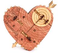 iDventure Tin Woodman's Heart - scatola di gioielli - matrimonio, anniversario, San Valentino - salvadanaio - scatola misteriosa - puzzle 3D in legno - regali originali - puzzle per adulti - cofanetti