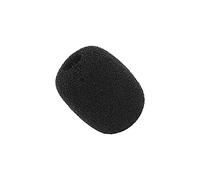 IDWT Copri Microfono per Cuffia con Risvolto, Copertura in Spugna Leggera Nera per Microfono per ospite per concerti per esibizioni per