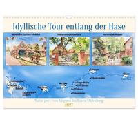 Idyllische Tour entlang der Hase (Wandkalender 2027 DIN A3 quer), CALVENDO Monat