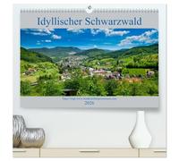 Idyllischer Schwarzwald (hochwertiger Premium Wandkalender 2026 DIN A2 quer), Kunstdruck in Hochglanz: Wunderschöne Berglandschaften und Natur pur, der Schwarzwald ist wunderschön.