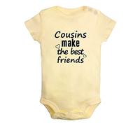 iDzn Cousins Make The Best Friends Divertenti pagliaccetti, body per neonato, tute originali per neonati, completi interi per bambini da 0 a 24 mesi