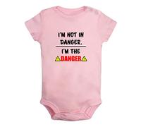 iDzn I'm Not In Danger, I'm The Danger Divertenti pagliaccetti, body per neonato, tute originali per neonati, completi interi per bambini da 0 a 24 mesi
