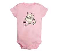 iDzn Little Wolf Divertenti pagliaccetti, body per neonato, tute originali per neonati, completi interi per bambini da 0 a 24 mesi