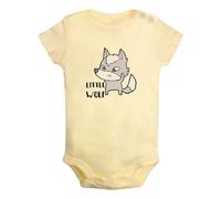 iDzn Little Wolf Divertenti pagliaccetti, body per neonato, tute originali per neonati, completi interi per bambini da 0 a 24 mesi
