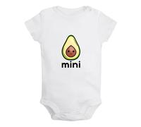 iDzn Mini Avocado Divertenti pagliaccetti, body per neonato, tute originali per neonati, completi interi per bambini da 0 a 24 mesi