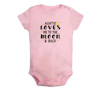 iDzn My Auntie Loves Me To The Moon and Back Divertenti pagliaccetti, body per neonato, tute originali per neonati, completi interi per bambini da 0 a 24 mesi
