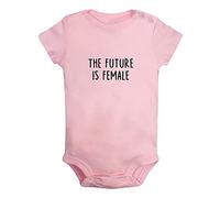 iDzn The Future is Female Divertenti pagliaccetti, body per neonato, tute originali per neonati, completi interi per bambini da 0 a 24 mesi