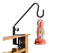 IDZO Gancio per mangiatoia per uccelli, mangiatoia per uccelli da 28 cm, gancio per piante per ringhiera, morsetto antiscivolo da 7,6 cm