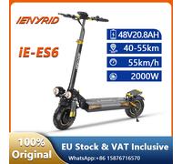 IE-ES6 escooter 2000W doppio motore 48 v20.8ah City Travel invece Scooter elettrico Aldult pneumatici fuoristrada da 10 pollici pieghevole E-Scooter 2000W Dual Motor 48V20.8AH