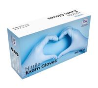 IEA Medical Guanti in nitrile M blu, 100 pezzi, nitrile, monouso, guanti nitrile m, senza lattice, pulizia casa, guanti medici, dimensione M