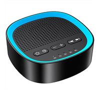 iEasy Sleep White Noise Sound Machines con 30 suoni lenitivi jack per cuffie da 3,5 mm, 5 impostazioni del timer, 32 funzioni di memoria del volume preciso, design compatto, regalo ideale per