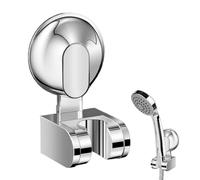 IEBTAWN 1 Pezzo Adesivo Staffa Soffione,Supporto Per Doccia Senza Foratura,Supporto Per Doccia Ad Angolo Regolabile,Porta Doccetta Parete,Per Bagno E Vasca