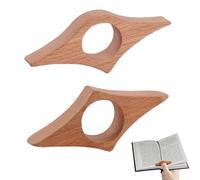 IEBTAWN 2 Pezzi Strumento Fermapagine Per Lettura, Segnalibro Pollice, Supporto Per Pagine Di Libri, Per Lettura, Studio, Regalo Lettura