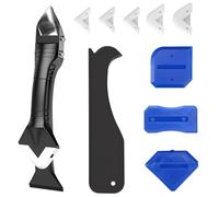 IEBTAWN LYITZW 1 Pezzo Professionale Rimuovi Silicone Spatola, Strumento 3 in 1 per Calafataggio, Rimozione Sigillante per Bagno, Cucina, Finestre, Doccia e Piastrelle