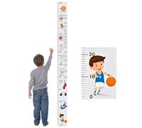 IEBTWN 1 Pezzo Tabella Di Altezza Per Bambini, Metro Adesivo Bambini Da Parete, Decorazione Della Stanza, Misure 0-200 Cm (segnaletica inglese)