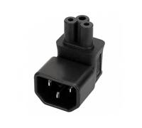 Iec 320 C14 To C5 Right Angle Electrical Plug Converter Socket Adapter