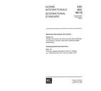 IEC 60034-15 Ed. 2.0 b:1995, Rotating electrical machines - Part 15: Impulse voltage withstand levels of rotating a.c. machines with form-wound stator coils