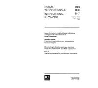 IEC 60051-7 Ed. 4.0 b:1984, Direct acting indicating analogue electrical measuring instruments and their accessories. Part 7: Special requirements for multi-function instruments