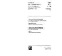 IEC 60051-9 Ed. 4.0 b:1988, Direct acting indicating analogue electrical measuring instruments and their accessories. Part 9: Recommended test methods