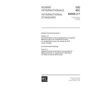 IEC 60068-3-7 Ed. 1.0 b:2001, Environmental testing - Part 3-7: Supporting documentation and guidance - Measurements in temperature chambers for tests A and B (with load)
