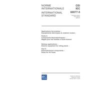 IEC 60077-5 Ed. 1.0 b:2003, Railway applications - Electric equipment for rolling stock - Part 5: Electrotechnical components - Rules for HV fuses