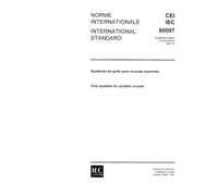 IEC 60097 Ed. 4.0 b:1991, Grid systems for printed circuits