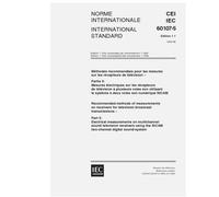 IEC 60107-5 Ed. 1.1 b:1999, Recommended methods of measurements on receivers for television broadcast transmissions - Part 5: Electrical measurements ... the NICAM two-channel digital sound-system