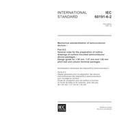IEC 60191-6-2 Ed. 1.0 en:2001, Mechanical standardization of semiconductor devices - Part 6-2: General rules for the preparation of outline drawings ... for 1,50 mm, 1,27 mm and 1,00 mm pitch bal