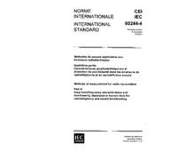 IEC 60244-4 Ed. 1.0 b:1973, Methods of measurement for radio transmitters. Part 4: Amplitude/frequency characteristics and non-linearity distortion in ... for radiotelephony and sound broadcasting