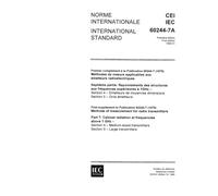 IEC 60244-7A Ed. 1.0 b:1980, Methods of measurement for radio transmitters - Part 7: Cabinet radiation at frequencies above 1 GHz - First supplement: ... - Section Five: Large transmitters
