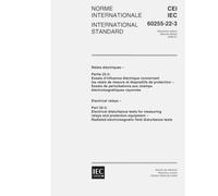 IEC 60255-22-3 Ed. 2.0 b:2000, Electrical relays - Part 22-3: Electrical disturbance tests for measuring relays and protection equipment - Radiated electromagnetic field disturbance tests