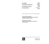 IEC 60333 Ed. 3.0 b:1993, Nuclear instrumentation - Semiconductor charged-particle detectors - Test procedures