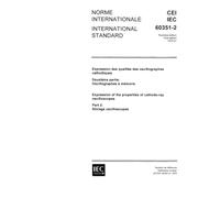 IEC 60351-2 Ed. 1.0 b:1976, Expression of the properties of cathode-ray oscilloscopes. Part 2: Storage oscilloscopes