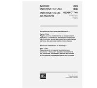 IEC 60364-7-740 Ed. 1.0 b:2000, Electrical installations of buildings - Part 7-740: Requirements for special installations or locations - Temporary ... booths at fairgrounds, amusement parks and c