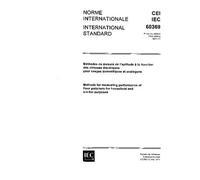 IEC 60369 Ed. 1.0 b:1971, Methods for measuring performance of floor polishers for household and similar purposes