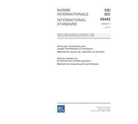 IEC 60442 Ed. 2.1 b:2003, Electric toasters for household and similar purposes - Methods for measuring the performance