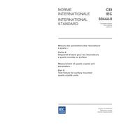 IEC 60444-8 Ed. 1.0 b:2003, Measurement of quartz crystal unit parameters - Part 8: Test fixture for surface mounted quartz crystal units