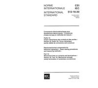 IEC 60512-16-20 Ed. 1.0 b:1996, Electromechanical components for electronic equipment - Basic testing procedures and measuring methods - Part 16: ... 16t: Mechanical strength (wired termination