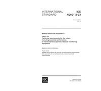 IEC 60601-2-23 Ed. 2.0 en:1999, Medical electrical equipment - Part 2-23: Particular requirements for the safety, including essential performance, of ... partial pressure monitoring equipment