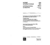 IEC 60603-3 Ed. 1.0 b:1987, Connectors for frequencies below 3 MHz for use with printed boards. Part 3: Two-part connectors for printed boards having ... staggered terminations at that same spacing
