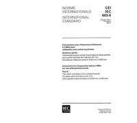 IEC 60603-8 Ed. 1.0 b:1991, Connectors for frequencies below 3 MHz for use with printed boards. Part 8: Two-part connectors for printed boards, for ... square male contacts of 0.63 mm x 0.63 mm