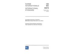 IEC 60676 Ed. 2.0 b:2002, Industrial electroheating equipment - Test methods for direct arc furnaces