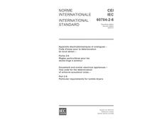 IEC 60704-2-6 Ed. 2.0 b:2005, Household and similar electrical appliances - Test code for the determination of airborne acoustical noise - Part 2-6: Particular requirements for tumble dryers