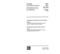 IEC 60721-2-6 Ed. 1.0 b:1990, Classification of environmental conditions. Part 2: Environmental conditions appearing in nature. Earthquake vibration and shock