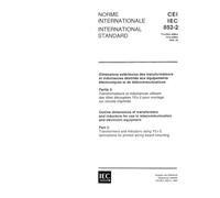IEC 60852-2 Ed. 1.0 b:1992, Outline dimensions of transformers and inductors for use in telecommunication and electronic equipment - Part 2: ... laminations for printed wiring board mounting