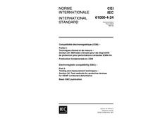 IEC 61000-4-24 Ed. 1.0 b:1997, Electromagnetic compatibility (EMC) - Part 4: Testing and measurement techniques - Section 24: Test methods for ... conducted disturbance - Basic EMC Publication