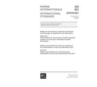 IEC 61010-031 Ed. 1.0 b:2002, Safety requirements for electrical equipment for measurement, control and laboratory use - Part 031: Safety requirements ... for electrical measurement and test