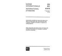 IEC 61018 Ed. 1.0 b:1991, High range beta and photon dose and dose rate portable instruments for emergency radiation protection purposes